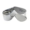 10x illuminated magnifying loupe for inspecting bark and leaf texture