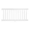 Weatherables Yorkshire white vinyl deck railing kit, 36 in x 6 ft