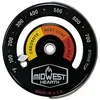Midwest Hearth Magnetic Wood Stove Top Thermometer Midwest Hearth magnetic wood stove top thermometer