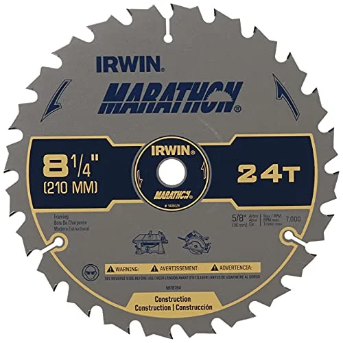 Irwin Industrial Tools 14050 8-1/4-Inch 24-Teeth 5/8