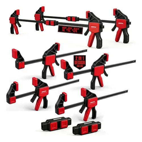 12 inch quick release bar clamps for woodworking glue-ups