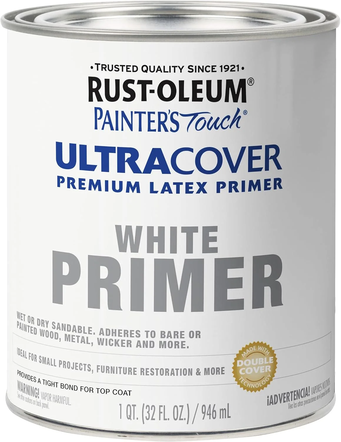 Rust-Oleum Painters Touch Flat White Primer, quart