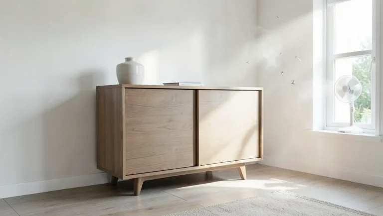 Ventilating new MDF furniture to let off-gassing smell dissipate