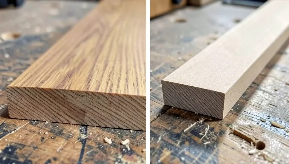 Comparing solid wood, plywood, and MDF edges