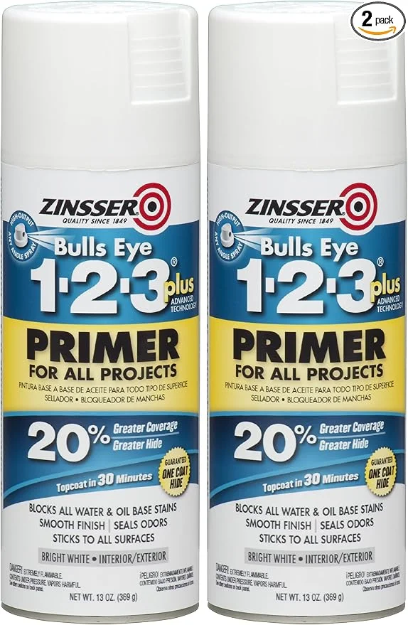 Zinsser Bulls Eye 1-2-3 Plus stain-blocking primer