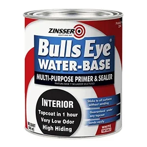 Zinsser Bulls Eye 1-2-3 water-base primer and sealer, white, quart
