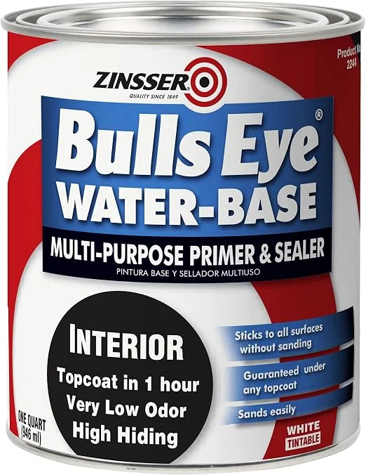 Zinsser Bulls Eye Water-Base Primer and Sealer, quart