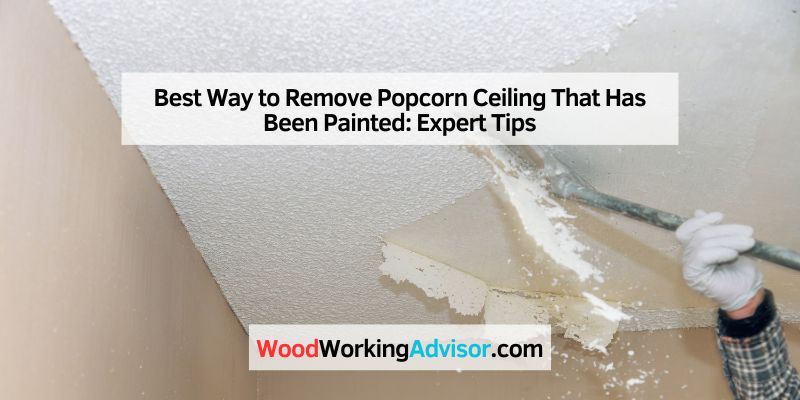 Best Way to Remove Popcorn Ceiling That Has Been Painted