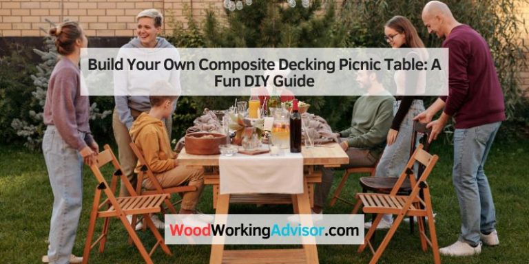 Build Your Own Composite Decking Picnic Table
