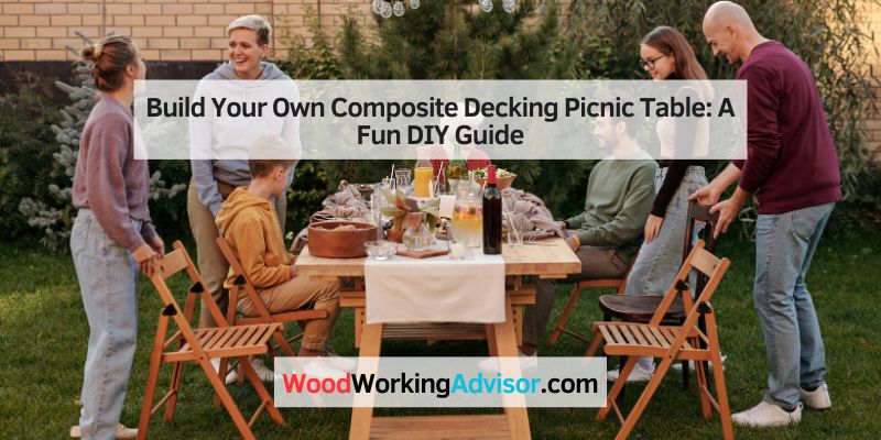 Build Your Own Composite Decking Picnic Table