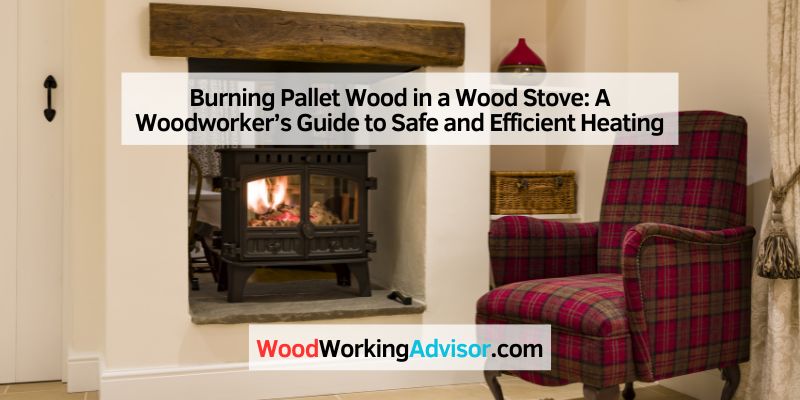 Burning Pallet Wood in a Wood Stove