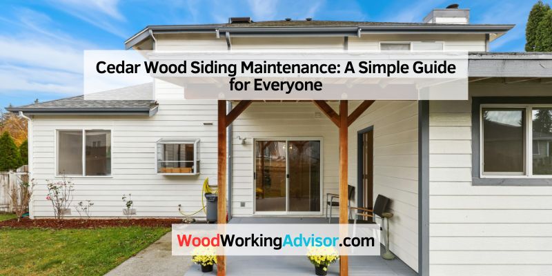 Cedar Wood Siding Maintenance