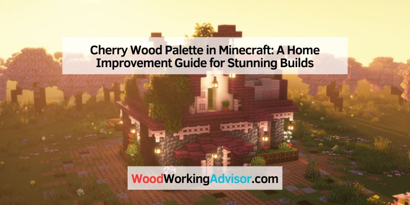 Cherry Wood Palette in Minecraft