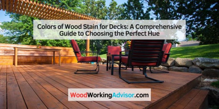 Colors of Wood Stain for Decks