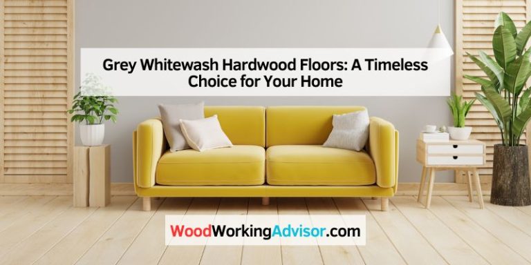 Grey Whitewash Hardwood Floors