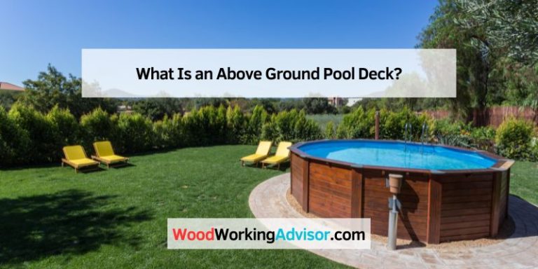 What Is an Above Ground Pool Deck