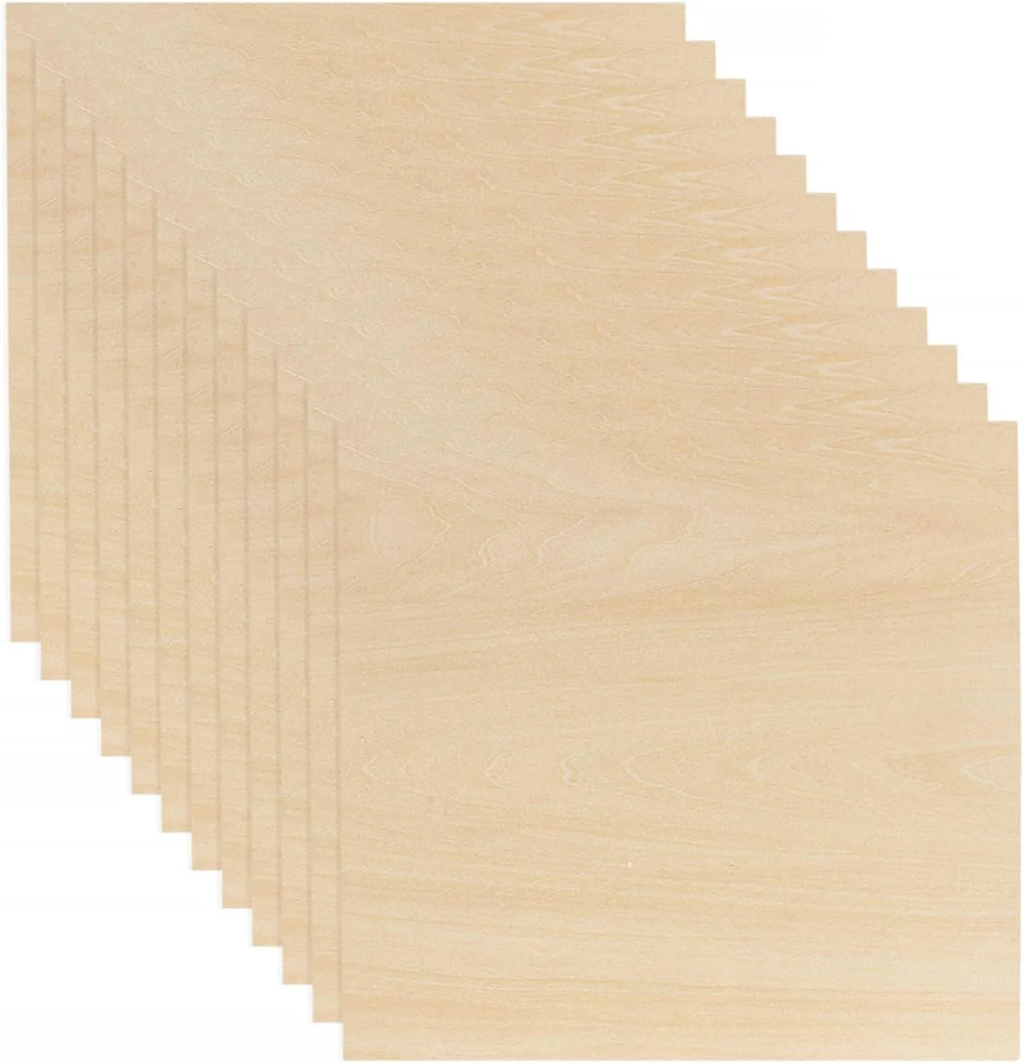 12-pack basswood sheets for wood burning and crafts