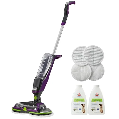 BISSELL Spinwave Cordless Pet Spin Mop, 18V hard floor cleaner