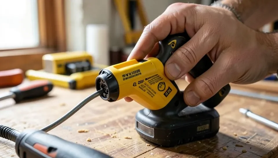 20V battery pack for a cordless miter saw
