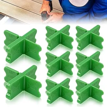 8-piece deck board spacer tool set, 4 thicknesses