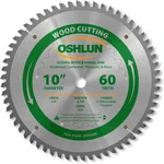 Oshlun 10 inch 60 tooth negative hook saw blade for radial arm saws