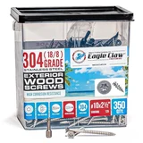 Eagle Claw 304 Stainless Steel Deck Screws (#10 x 2-1/2