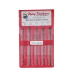 Flying Dutchman 60-piece pinless scroll saw blade variety pack