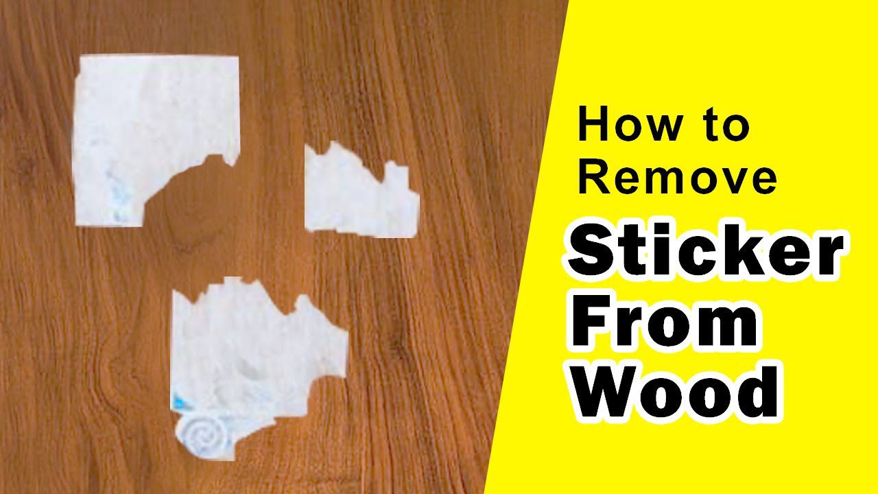 How to Remove Sticker Residue from Wood Without Damaging Paint