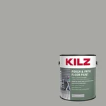 KILZ Porch and Patio latex floor paint silver gray 1 gallon can