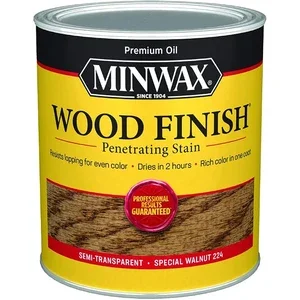 Minwax Wood Finish stain can, Special Walnut, quart size