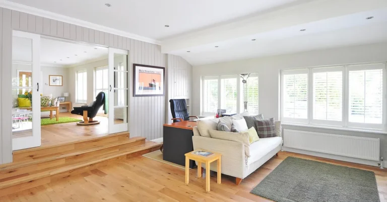 Wide-plank engineered hardwood floor similar to Monarch Plank oak and walnut styles