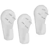 OOK hardwall hangers, three white plastic hooks with steel pins