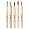 KAKURI 5-piece Japanese woodcut carving tool set with light wooden handles