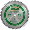 Oshlun negative hook angle 10 inch saw blade for radial arm saws