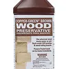 Copper brown wood preservative for treating cut ends of ground contact lumber