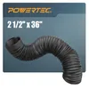 POWERTEC 2.5 inch dust collection hose for shop vac
