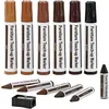 Furniture Repair Kit Wood Markers and Wax Sticks Set of 13