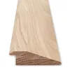 Solid oak 3/4-inch overlap reducer strip, 3 feet long