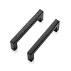 solid zinc alloy matte black cabinet pulls