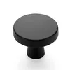 matte black round cabinet knobs 25 pack