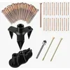 Squeaky floor repair kit with joist finder, fixtures and 50 screws