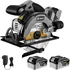 DEKOPRO 20V cordless circular saw with two batteries