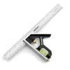Arrow 12-inch combination square with bubble level for checking squareness