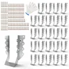 25-pack 2x6 galvanized joist hangers with screws