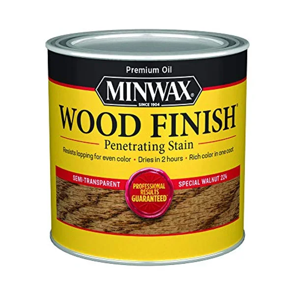 Minwax Wood Finish Special Walnut stain, 2026 Color of the Year