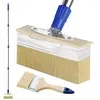 PIMEKOY 7-inch deck stain brush with long handle and 3-inch brush