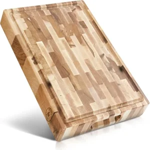 Maple End-Grain Cutting Board (Food-Safe Mineral Oil Finish)
