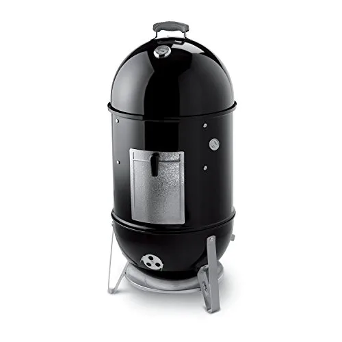 Weber Smokey Mountain Cooker 18-inch charcoal smoker with dual cooking grates