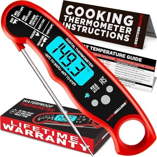 Alpha Grillers instant read digital meat thermometer