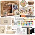 K KERNOWO 156-Piece Adjustable Temperature Wood Burning Kit